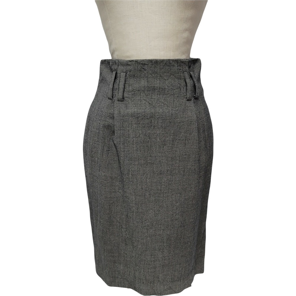 3.1 PHILLIP LIM M Wool Pencil Skirt Houndstooth‎ Career High Waist Business